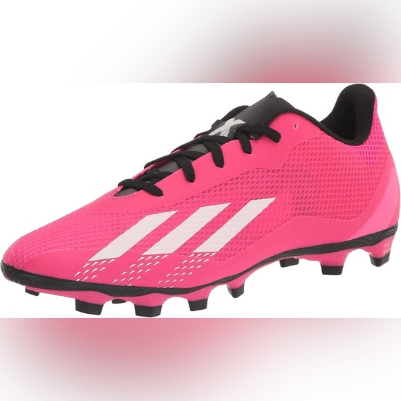 Adidas Men’s Speedportal 4 Adult Flexible Soccer Cleats in Pink/Black in size 11 - Picture 2 of 9